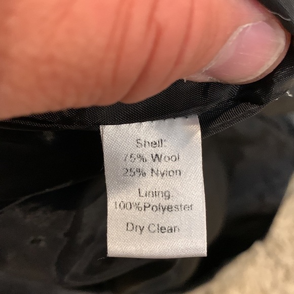 ANN Taylor aloft black and white plaid wool blend pencil skirt size 8 - Picture 6 of 8